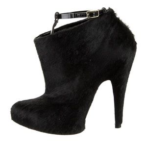 Givenchy pony hair boots